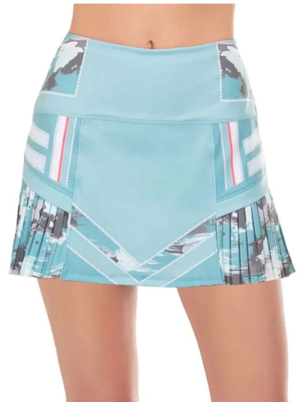 Lucky in Love EveryPlay Pleated pickleball tennis Skort XL Cant Find Me Love
